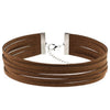 Multilayer Handmade Ribbon Choker Collar Velvet Leather Retro Necklace-Necklace-Innovato Design-Coffee-Innovato Design