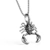 Stainless Steel Scorpion Pendant Chain Necklace-Necklaces-Innovato Design-Innovato Design
