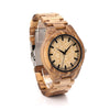 BOBO BIRD Zebra Bamboo Wooden Watch, Luxury Brand, Japan Movement Gift Box-Watches-Innovato Design-Innovato Design