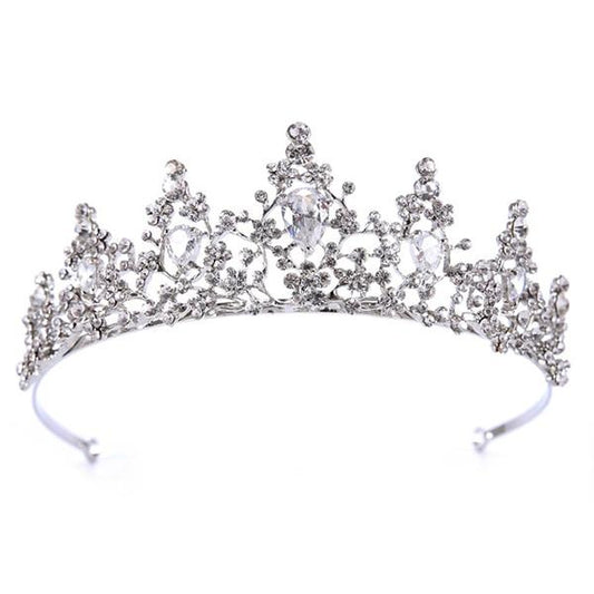 European Silver Crystal Tiaras and Crowns for Wedding or Prom-Crowns-Innovato Design-UK-Innovato Design