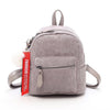 Ribbon Hairball Corduroy 20 Litre Backpack-corduroy backpacks-Innovato Design-Grey-Innovato Design