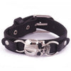Vintage Retro Skull Leather Bracelet-Skull Bracelet-Innovato Design-Innovato Design