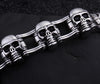 Men’s Stainless Steel Biker Skull Motorcycle Chain Bracelet-Skull Bracelet-Innovato Design-Innovato Design
