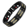 Black Titanium Magnetic Carbon 4 Elements Carbon Fiber Bracelet-Bracelets-Innovato Design-Yellow-Innovato Design