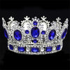 Luxury Royal Queen Crown for Prom or Wedding-Crowns-Innovato Design-Silver Blue-Innovato Design
