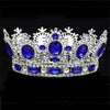 Luxury Royal Queen Crown for Prom or Wedding-Crowns-Innovato Design-Gold Red-Innovato Design
