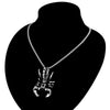 Stainless Steel Scorpion Pendant and Box Chain Necklace-Necklaces-Innovato Design-20-Silver-Innovato Design