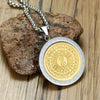 Rotatable Yin & Yang Bagua Stainless Steel Protection Gold & Silver Charm-Necklaces-Innovato Design-Innovato Design