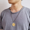 Rotatable Yin & Yang Bagua Stainless Steel Protection Gold & Silver Charm-Necklaces-Innovato Design-Innovato Design