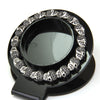 925 Sterling Silver Skull with Black Cubic Zirconia Beads Bracelets-Skull Bracelet-Innovato Design-6.3 inch-Innovato Design