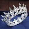 Royal Queen & King Tiaras and Crowns for Wedding, Pageant Prom-Crowns-Innovato Design-Silver White-Innovato Design