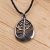 Yggdrasil Tree of Life Viking Talisman Pendant Necklace with Rope Chain-Necklaces-Innovato Design-Innovato Design