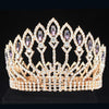 Baroque Fashion Tiaras and Crowns for Him or Her-Crowns-Innovato Design-Gold Dark Purple-Innovato Design