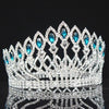 Baroque Fashion Tiaras and Crowns for Him or Her-Crowns-Innovato Design-Silver Sea Blue-Innovato Design