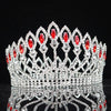 Baroque Fashion Tiaras and Crowns for Him or Her-Crowns-Innovato Design-Silver Red-Innovato Design