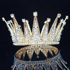 Vintage King's Tiara Crown for Men-Crowns-Innovato Design-Gold-Innovato Design