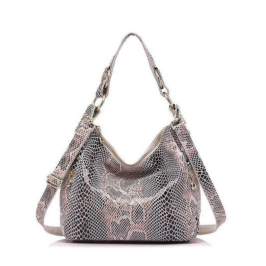 Hollow-Out Floral Print Tassel Shoulder Bag, Tote Bag and Handbag