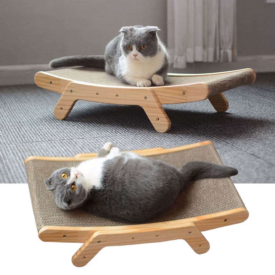 Innovato Design - Multifunctional Cat Wooden Board For Scratching, Resting And Playing