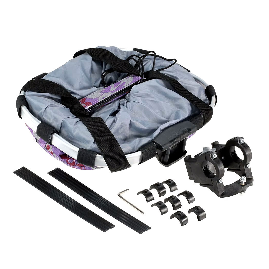 Innovato Design - 2-in-1 Detachable Bike Basket for Pets & Storage