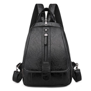 Large Capacity Luxury Multifunction PU Leather Crossbody Bag and School Bag