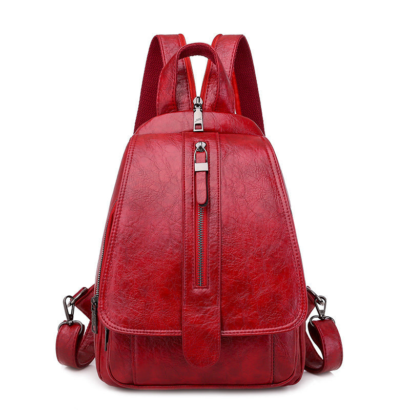 Large Capacity Luxury Multifunction PU Leather Crossbody Bag and School Bag