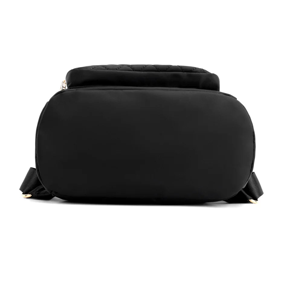 Fashion Casual Multifunction Rhombic Pattern Stitches Oxford Shoulder Bag and College Style Backpack