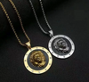 Lion Necklace Circle with Chain