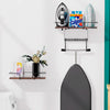 Ironing Board Holder Home Storage Iron Solid Wood Wall Mount Hanger-Home & Garden-Innovato Design-Innovato Design