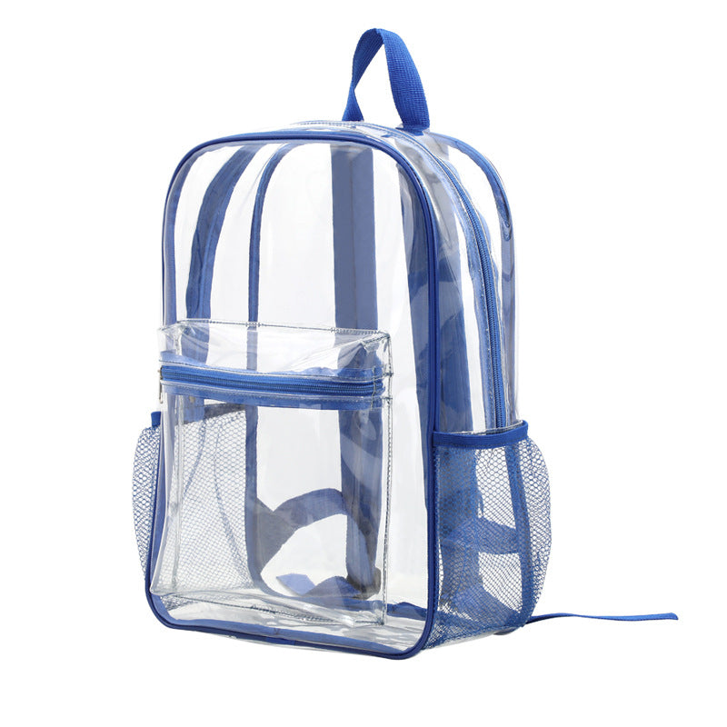PVC Transparent School Backpack for Teenagers