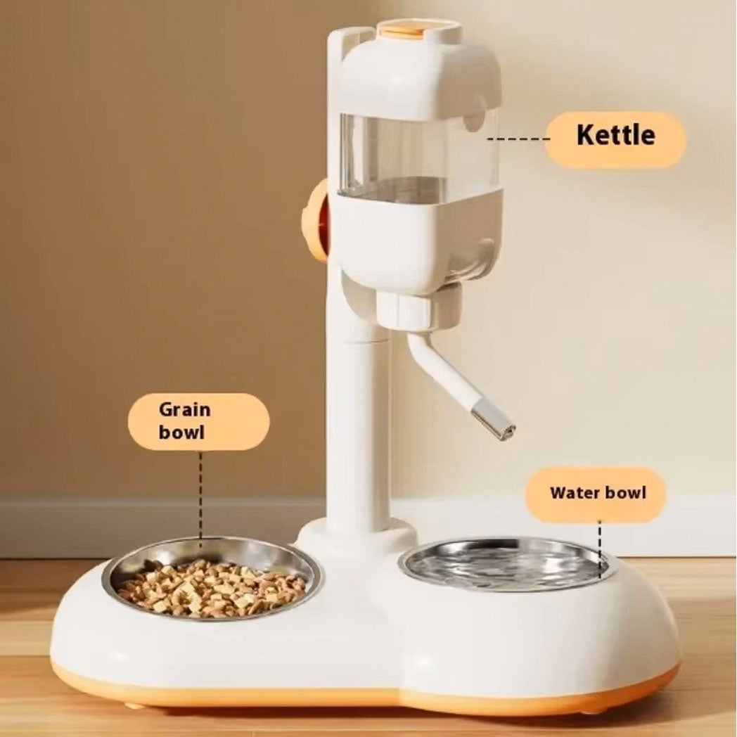 Innovato Design - Adjustable 2 in 1 Water Bowls Pet Feeder Double Bowl