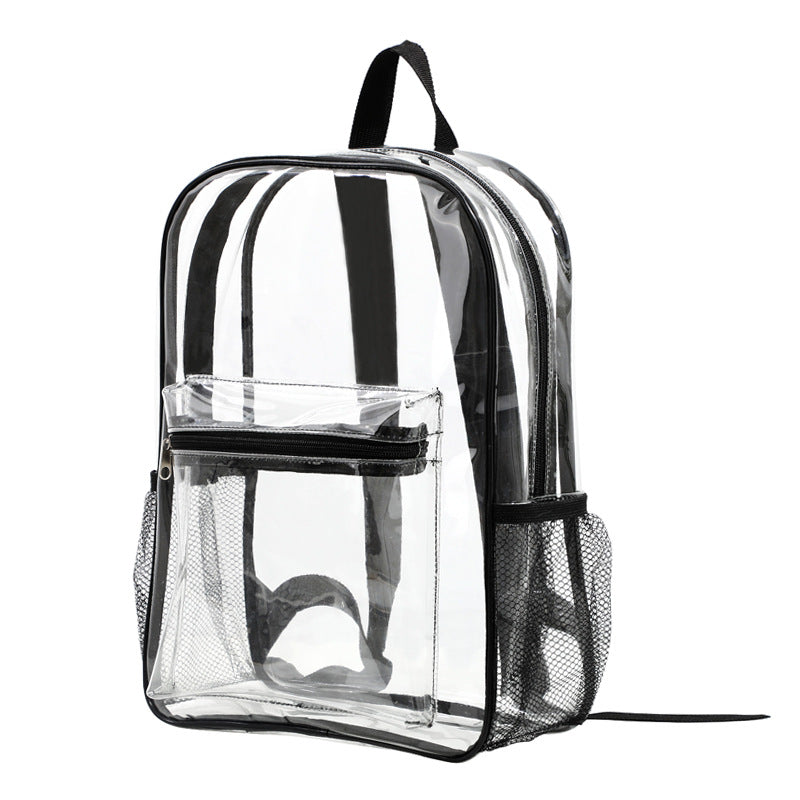 PVC Transparent School Backpack for Teenagers