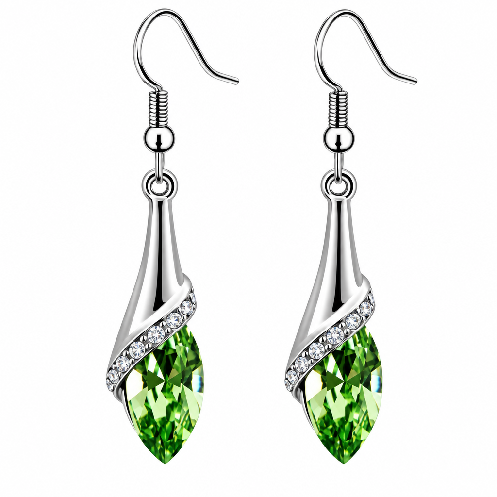 Austrian Crystal Flame Necklace, Bracelet & Earrings Fashion Jewelry Set