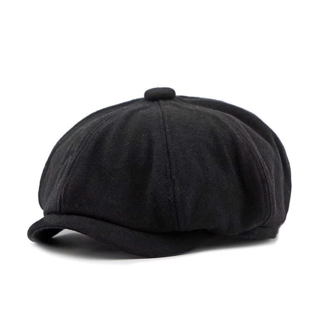 Cotton Octagonal Newsboy Cap