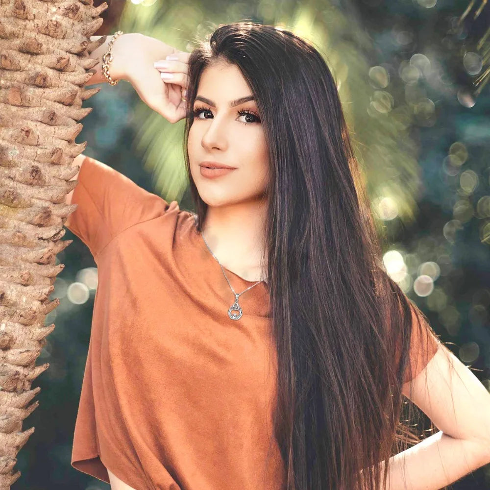 Infinity Claddagh & Silver Celtics Knot Pendant Necklace 925 Sterling Silver