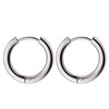 Stainless Steel Unique Small Hoop Earrings for Women Men Huggie Earrings