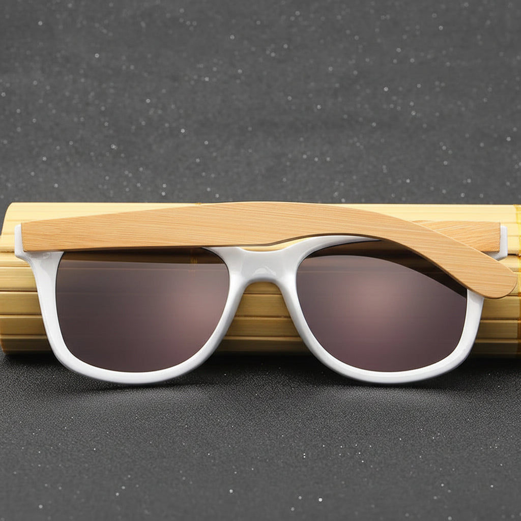 Sunglasses Polarized with Wooden Bamboo Frames Polarized