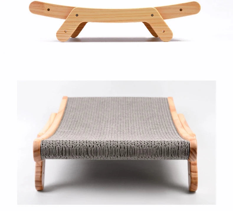 Innovato Design - Multifunctional Cat Wooden Board For Scratching, Resting And Playing