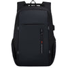 Black/Gray 15.6 Inch Laptop Waterproof Travel Backpack with USB Port