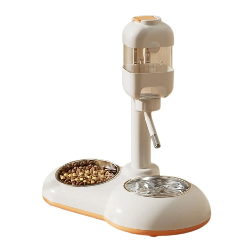 Innovato Design - Adjustable 2 in 1 Water Bowls Pet Feeder Double Bowl