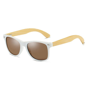 Sunglasses Polarized with Wooden Bamboo Frames Polarized