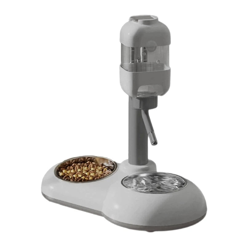 Innovato Design - Adjustable 2 in 1 Water Bowls Pet Feeder Double Bowl