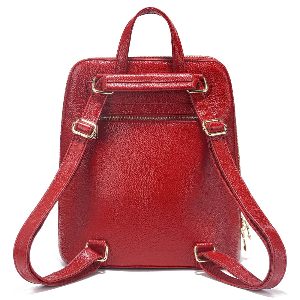 Luxury Crocodile Pattern PU Leather Backpack