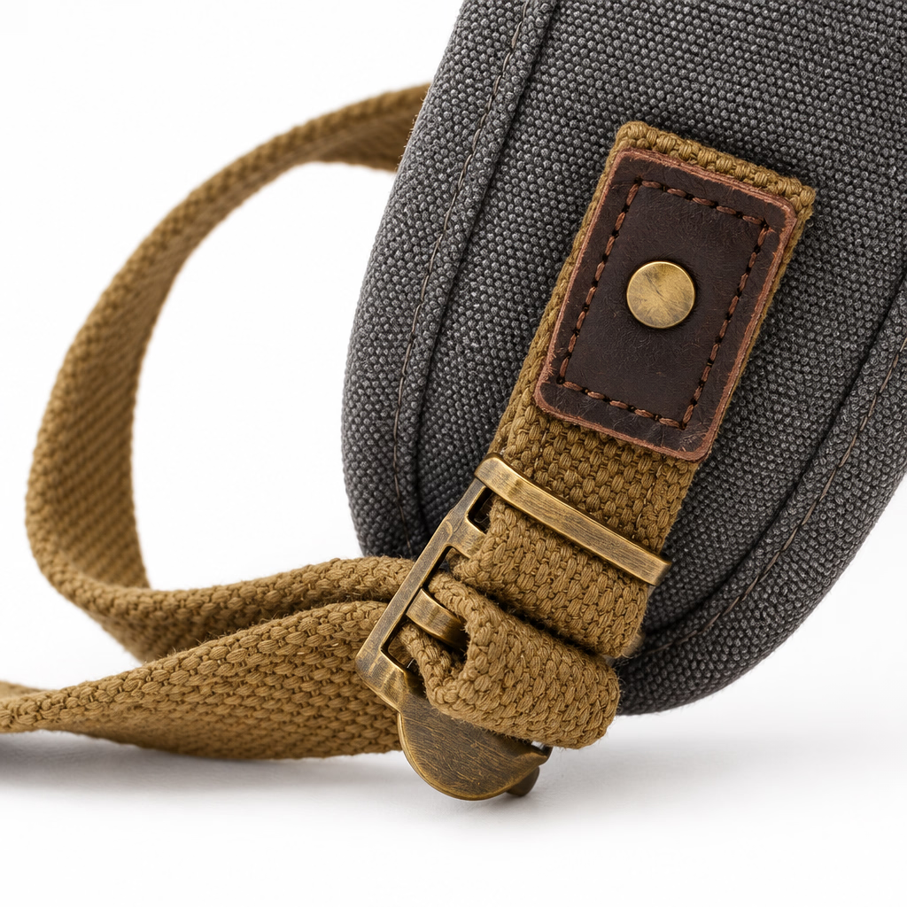 Canvas Leather Travel Backpack 20 to 35 Litre