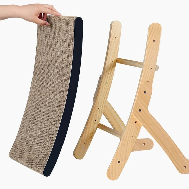 Innovato Design - Multifunctional Cat Wooden Board For Scratching, Resting And Playing