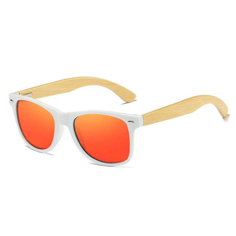 Sunglasses Polarized with Wooden Bamboo Frames Polarized