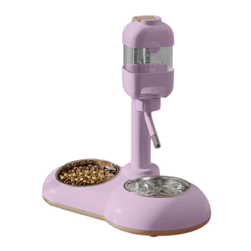 Innovato Design - Adjustable 2 in 1 Water Bowls Pet Feeder Double Bowl