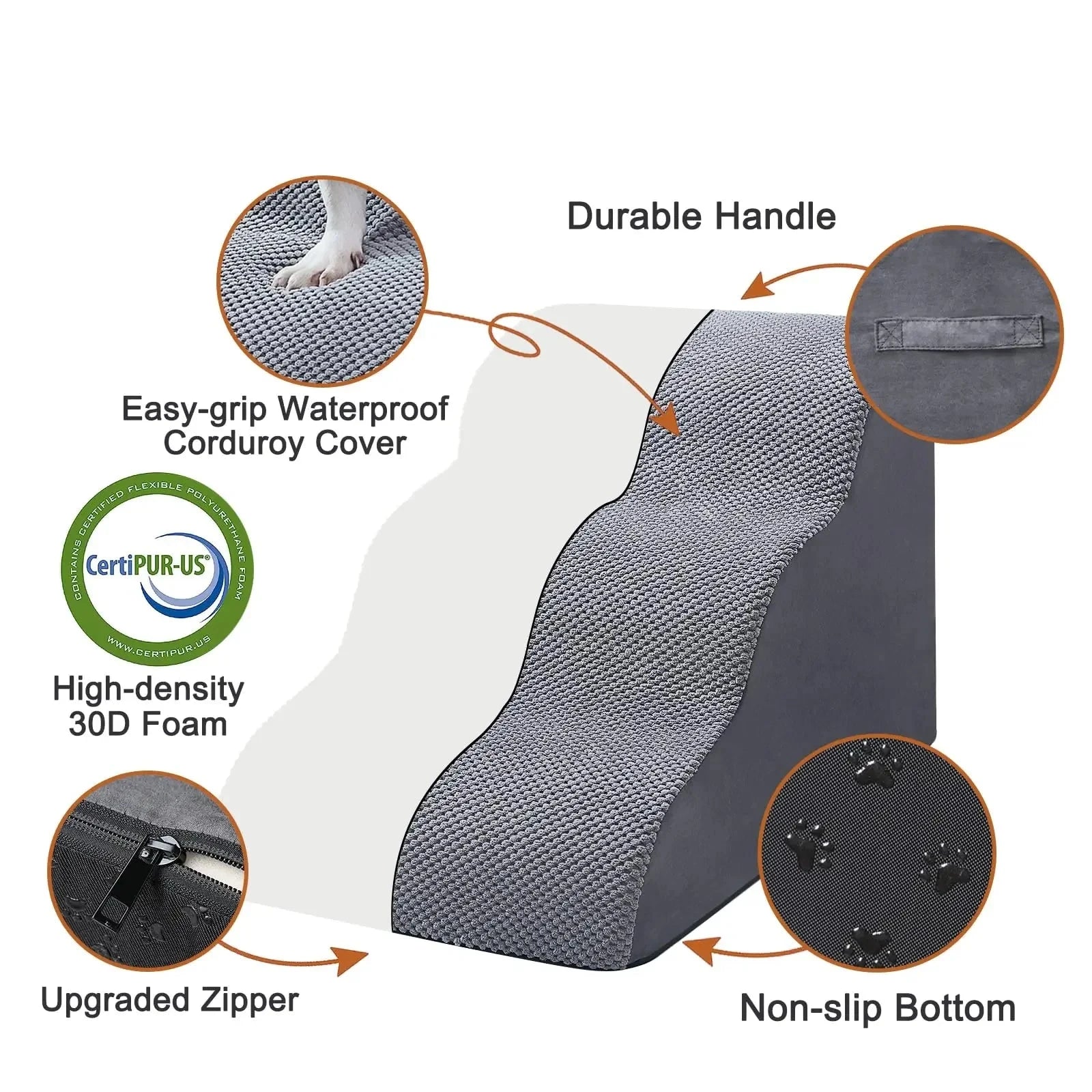 Innovato Design - Soft Foam Pet Stairs Climbing Ladder