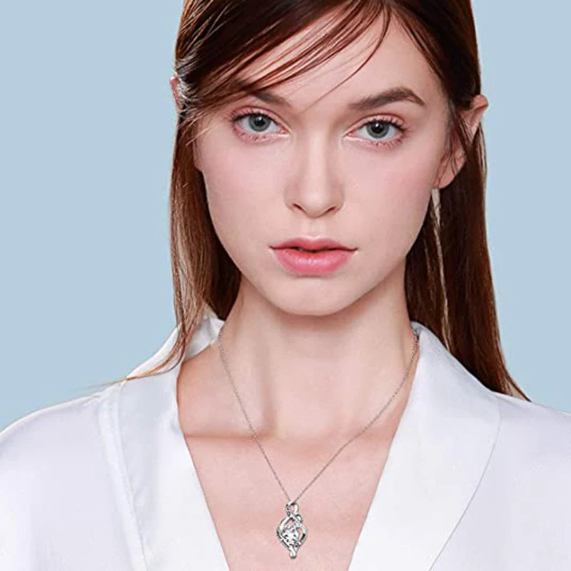 Stainless Steel Always My Sister Forever My Friend Double Love Heart Necklace, Box Chain 18"