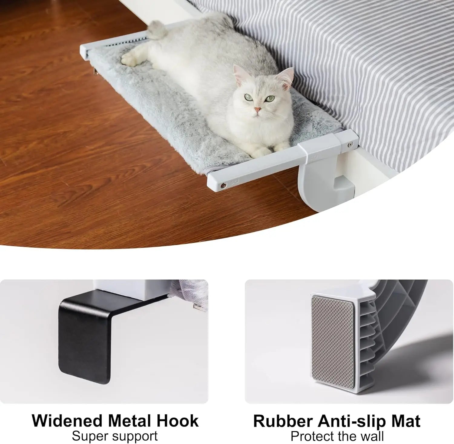 Innovato Design - Adjustable Cat Window Perch Hammock Bed Easy to Install