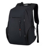 Black/Gray 15.6 Inch Laptop Waterproof Travel Backpack with USB Port